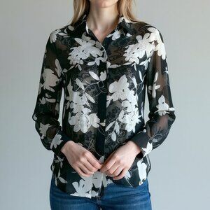 Notations Sheer Top